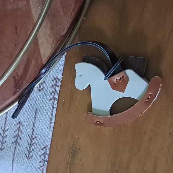 Leather Rocking Horse For Purse/Luggage - Picture 2 of 5